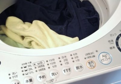 洗濯機に入れる洗濯物の量に注意